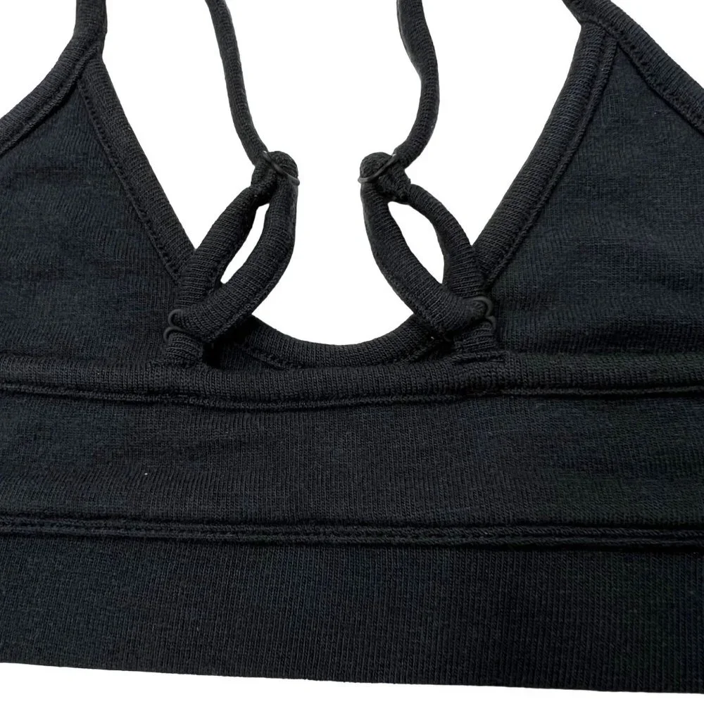 SKIMS PJ Sleep Bralette Onyx Women’s Small - Picture 6 of 11